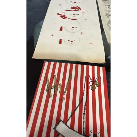 Vintage Lot Of 6 Used Christmas Cards - Picture 3 of 6